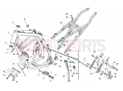 HUSQVARNA 2011 TXC 449-511 FRAME - FOOTRESTS