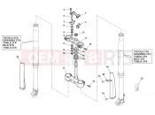 HUSQVARNA 2011 TXC 449-511 STEERING FORK