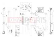 HUSQVARNA 2011 TXC 449-511 FRONT FORK