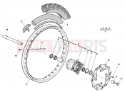 HUSQVARNA 2011 TXC 449-511 FRONT WHEEL