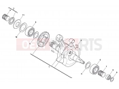 HUSQVARNA 2011 TC 449 CRANK SHAFT