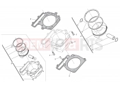 HUSQVARNA 2011 TC 449 CYLINDER PISTON