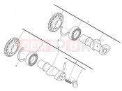HUSQVARNA 2011 TC 449 CAMSHAFT IN-EX