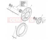 HUSQVARNA 2011 TC 449 OILPUMP GEAR