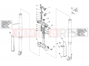 HUSQVARNA 2011 TC 449 STEERING FORK