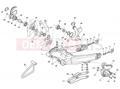 HUSQVARNA 2011 TC 449 REAR SWING ARM