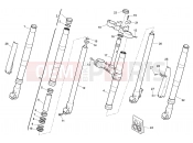 HUSQVARNA 2011 SMS4-TE 125 22A FRONT FORK ASSEMBLY