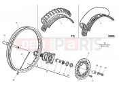 HUSQVARNA 2011 SMS4-TE 125 FRONT WHEEL