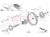 HUSQVARNA 2011 SMS4-TE 125 REAR WHEEL