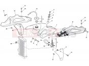 HUSQVARNA 2011 SMR-TE 125 FUEL TANK BODY