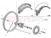 HUSQVARNA 2011 SMR-TE 125 FRONT WHEEL