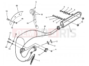 HUSQVARNA 2011 SMS-WRE 125 EXHAUST SYSTEM