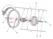 HUSQVARNA 2010 SM-TE 630 FRONT WHEEL (SM)