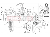 HUSQVARNA 2010 310-450-510 FUEL TANK BODY