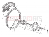 HUSQVARNA 2010 310-450-510 FRONT WHEEL (TE-TC-TXC)