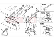 HUSQVARNA 2010 310-450-510 REAR SWING ARM
