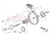 HUSQVARNA 2010 310-450-510 REAR WHEEL