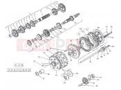 HUSQVARNA 2009 SM-TE 610 PRIMARY DRIVE - CLUTCH