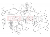 HUSQVARNA 2009 SM-TE 610 FUEL TANK - BODY