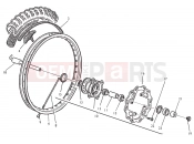 HUSQVARNA 2009 TC 250 FRONT WHEEL