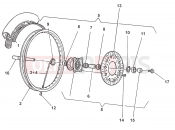 HUSQVARNA 2008 SM-TE 610 FRONT WHEEL (SM)