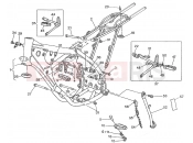 HUSQVARNA 2008 WR 250 FRAME - FOOTRESTS