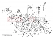 HUSQVARNA 2007 SM-TE 610IE CRANKCASE CARTER L.H.