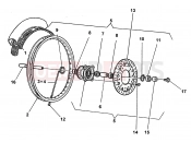 HUSQVARNA 2007 SM-TE 610IE FRONT WHEEL (SM)