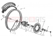 HUSQVARNA 2007 SM-TE 610IE FRONT WHEEL (TE)