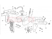 HUSQVARNA 2007 WR 250 FUEL TANK BODY