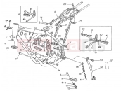 HUSQVARNA 2007 WR 250 FRAME - FOOTRESTS