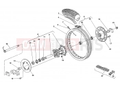 HUSQVARNA 2007 WR 250 REAR WHEEL