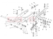 HUSQVARNA 2007 SMS-WRE 125 REAR SWING ARM
