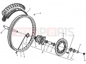 HUSQVARNA 2006 SMS-TE 610 FRONT WHEEL (TE)