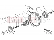 HUSQVARNA 2006 SMS-TE 610 REAR WHEEL