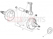 HUSQVARNA 2006 SM 450RR CRANK SHAFT