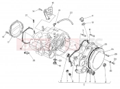 HUSQVARNA 2006 WR 250 CRANKCASE COVERS