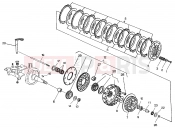 HUSQVARNA 2005 WR 250 PRIMARY DRIVE - CLUTCH
