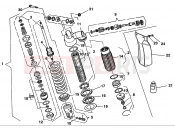 HUSQVARNA 2005 WR 250 REAR SUSPENSION