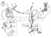 HUSQVARNA 2005 WR 250 REAR BRAKE SYSTEM