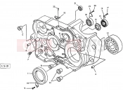 HUSQVARNA 2004 SMS-TE 610E CRANKCASE CARTER R.H.