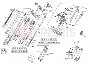 HUSQVARNA 2004 SMS-TE 610E FRONT FORK ASSEMBLY