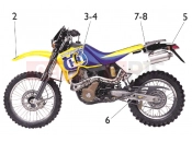 HUSQVARNA 2004 SMS-TE 610E TRANSFERS ''TEE''