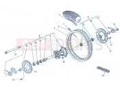HUSQVARNA 2004 SMR 570R REAR WHEEL