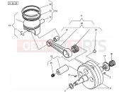 HUSQVARNA 2004 TE-SMR 570 CRANKSHAFT - PISTON