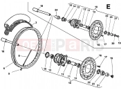HUSQVARNA 2004 TE-SMR 570 FRONT WHEEL (SMR)