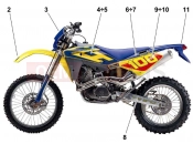 HUSQVARNA 2004 TE-SMR 570 TRANSFERS (TE)
