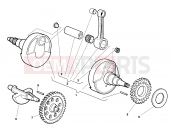 HUSQVARNA 2004 TE 510R CRANKSHAFT