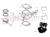 HUSQVARNA 2004 TE 510R CYLINDER - PISTON
