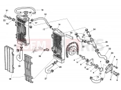 HUSQVARNA 2004 TE 510R COOLING SYSTEM